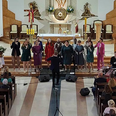 Występ Kraków Gospel Choir 2023 - Parafia Fatimska